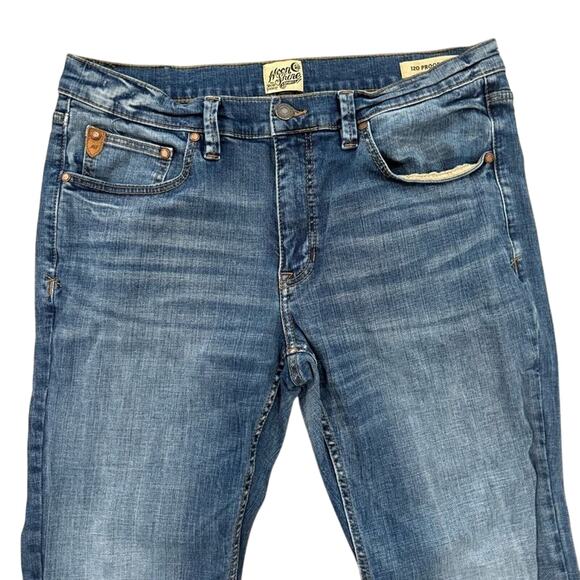 Moon Shine Spirit Brad Paisley Bootcut Jeans Men's Size 36 Short Hemmed - Picture 2 of 8